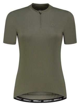 Maillot Manches Courtes Rogelli Core Vert Femme