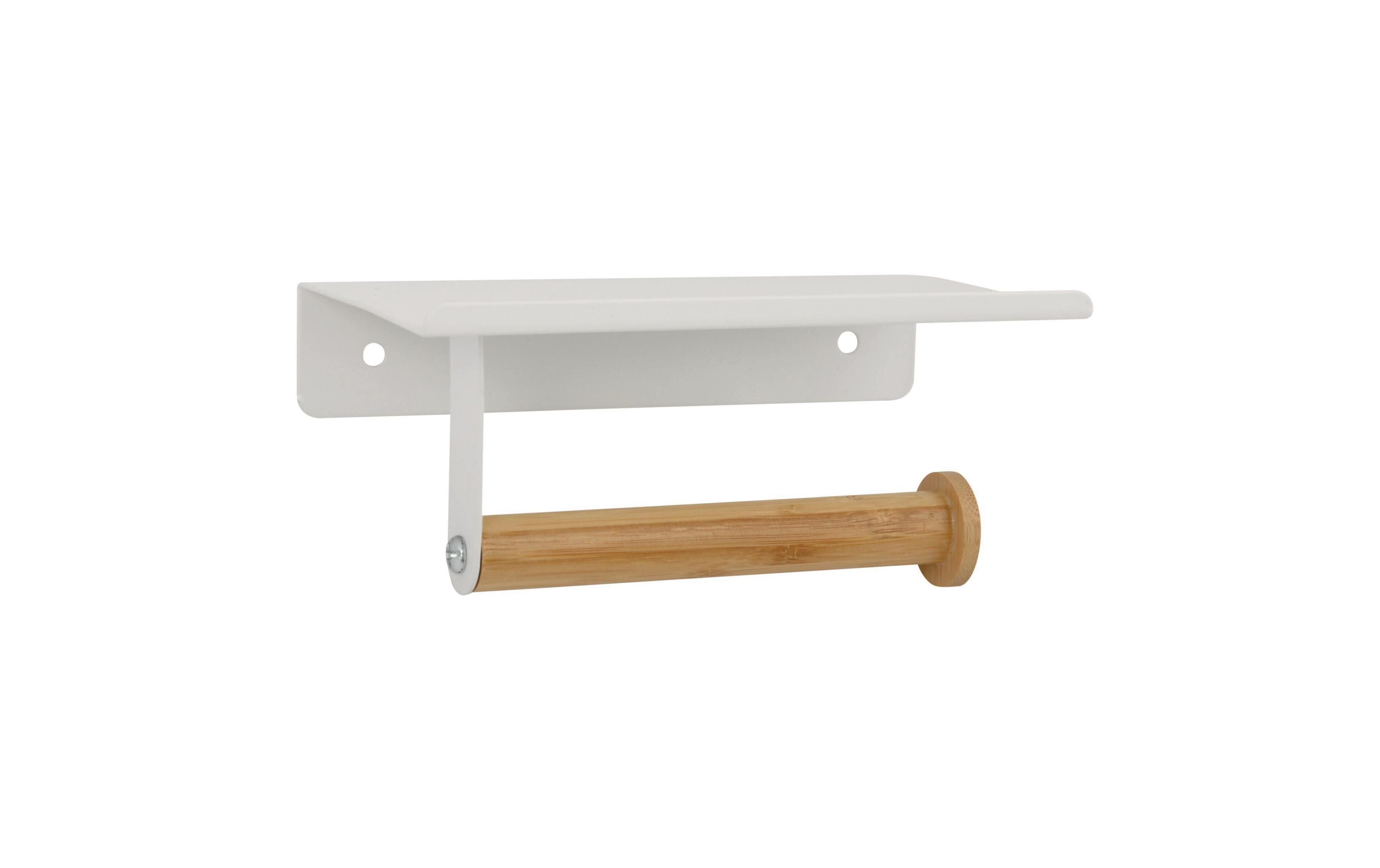 Toilettenpapierhalterung Tarek matt, WeissWC-Rollenhalter