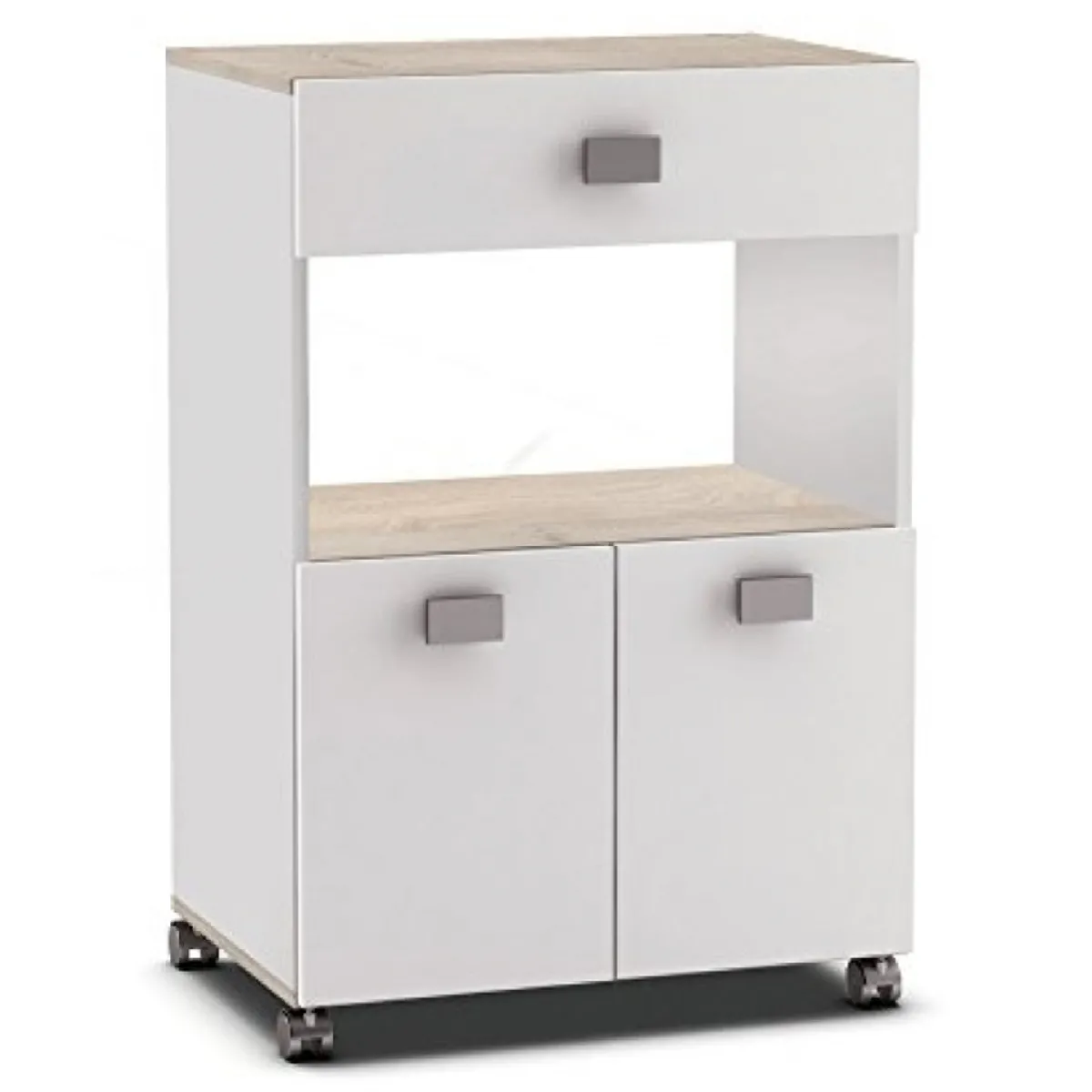 Pegane Meuble de cuisine Desserte pour micro-ondes