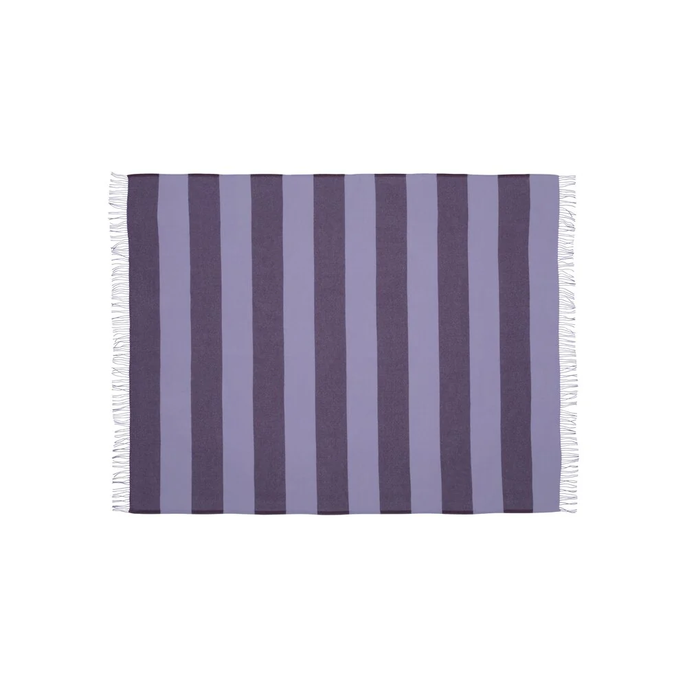 Silkeborg Uldspinderi  Polychrome tæppe, lavender/lilla - 130x190 cm.