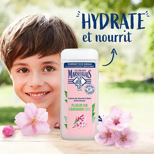 Le Petit Marseillais Creme de Banho Flor de Cerejeira 650ml