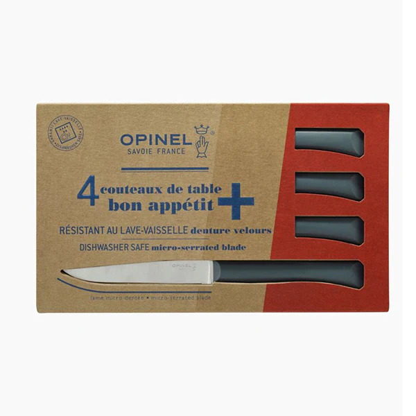 Coffret 4 couteaux de table lame micro-dentée 11 cm Bon Appétit Plus a