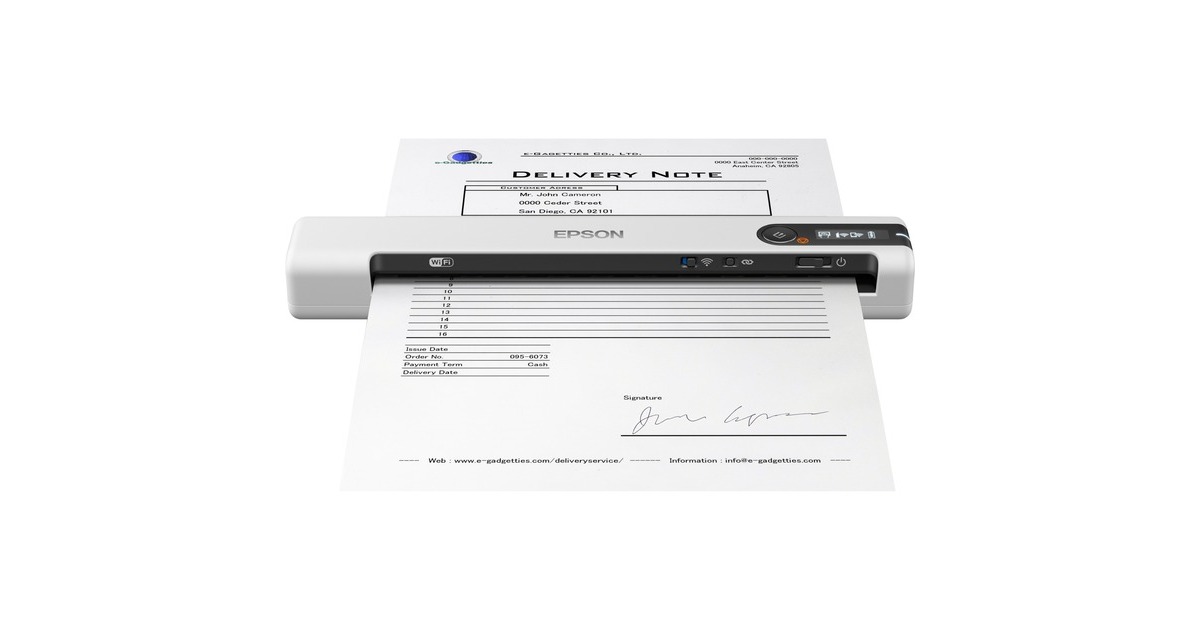 EpsonWorkForce DS-80W scanner  (Grijs)