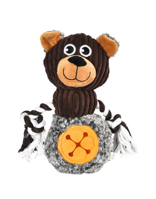 Adori Snacktoy Monkey - Hondenspeelgoed - 31 cm Bruin