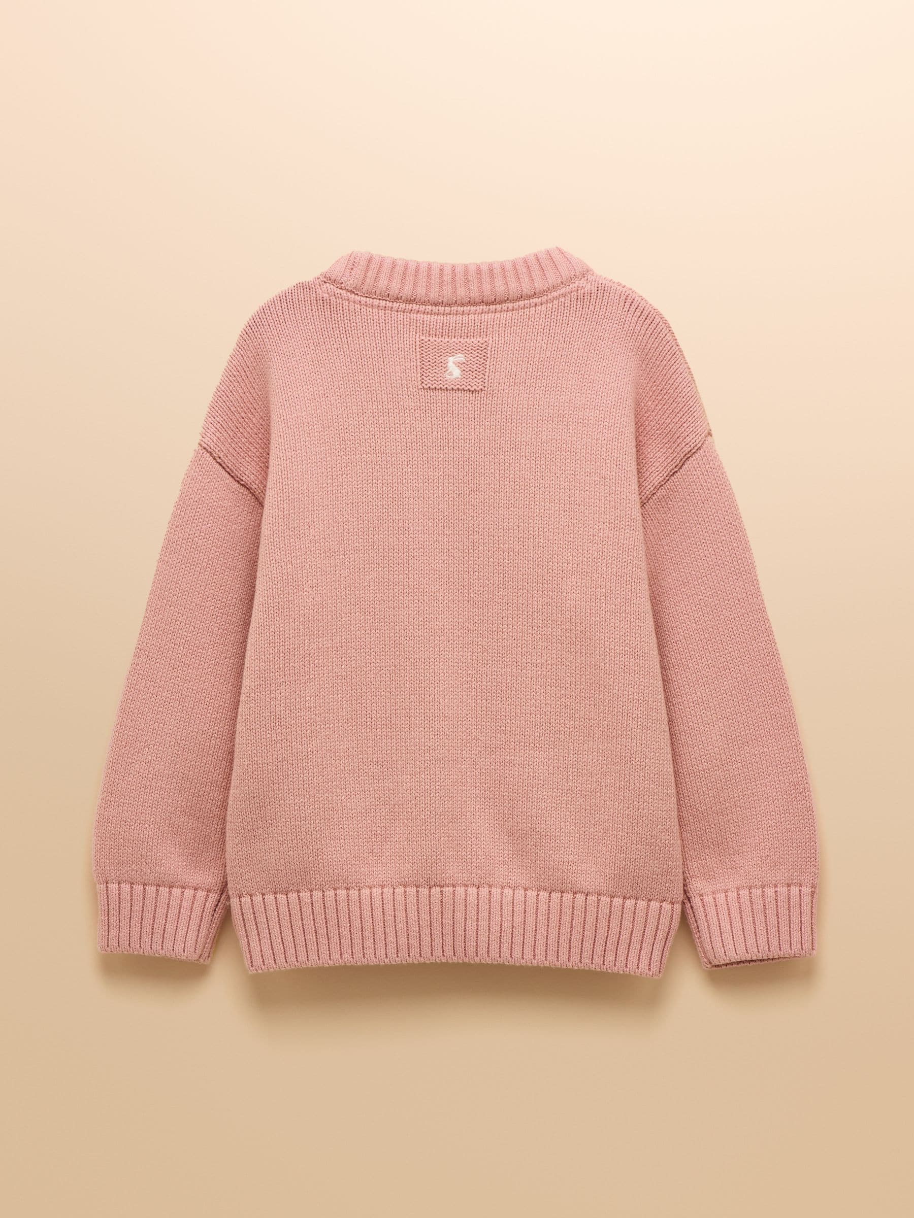 Pink Cockapoo Dog - Joules Girls' Hattie Jumper