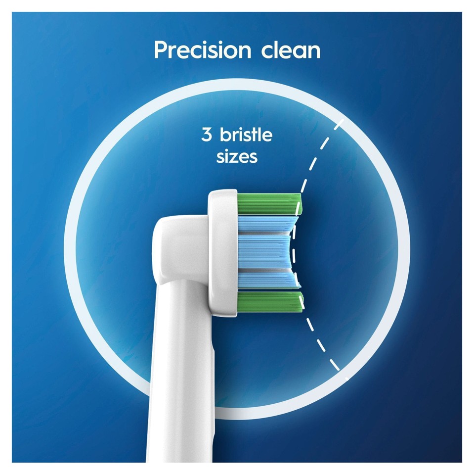 Oral-B - Precision Clean Udskiftningshoveder 4 Stk