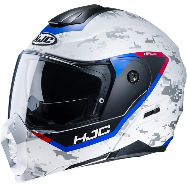 HJC - Casque C80 Bult MC21SF / Blanc / Bleu / Rouge