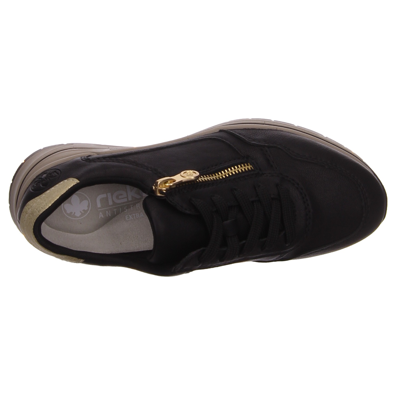 Rieker Sneaker schwarz schwarz