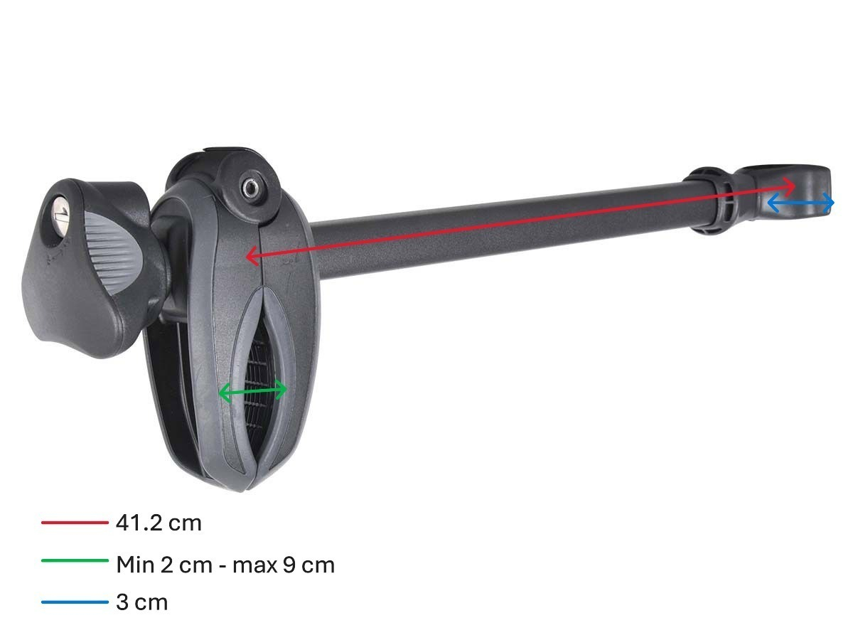Thule Bike Holder 3 ACUTight extra lange fietsklem – black
