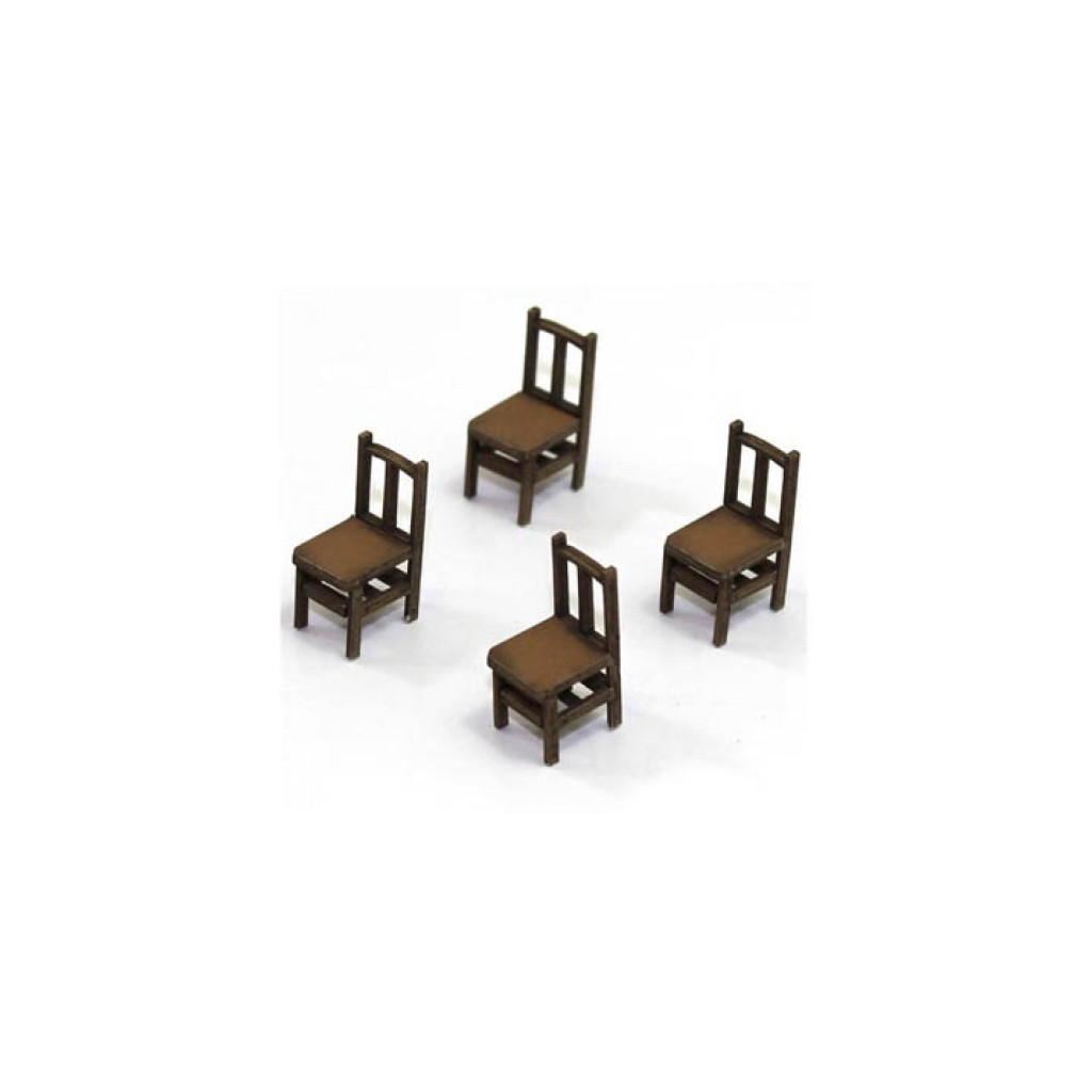 Chaises à Dossier Banister A (x4)