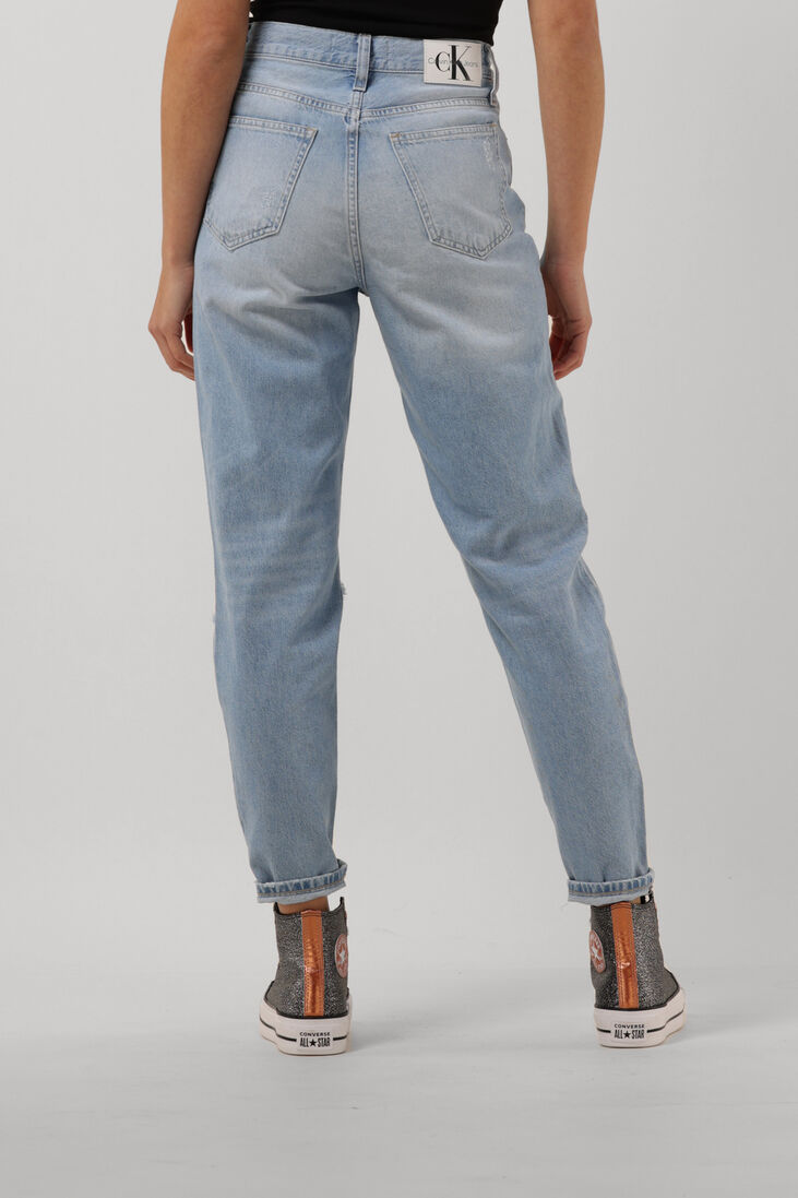 CALVIN KLEIN lichtblauwe calvin klein mom jeans mom jean ankle