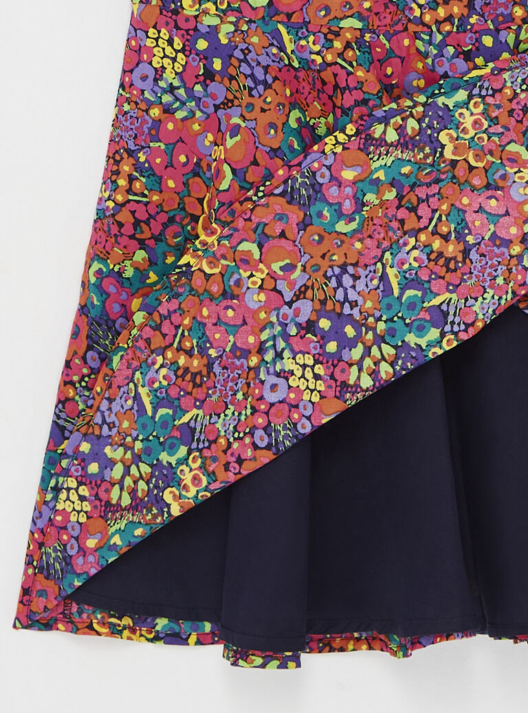 Robe imprimée multicolor pour fille
