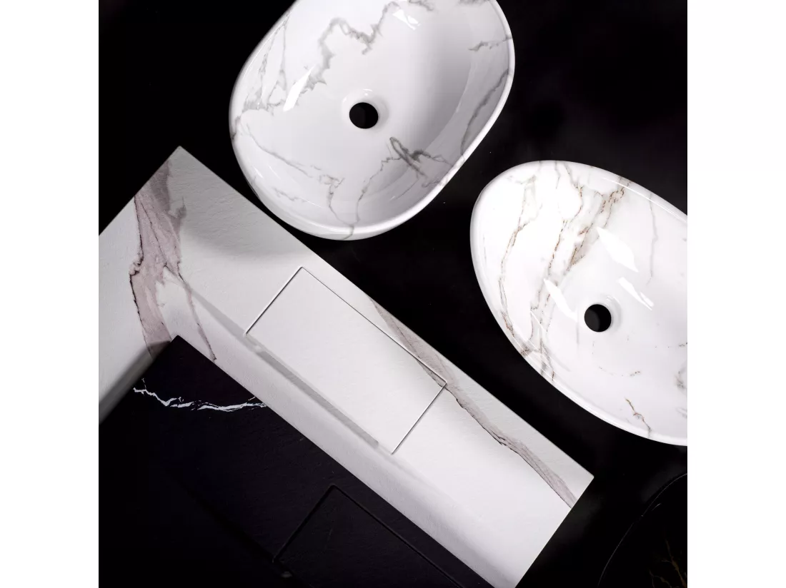 Vasque À Poser Rea Sofia Mini Aiax Shiny White