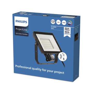 Philips LED straler met bewegings- en dag/nachtsensor 50W 4000K