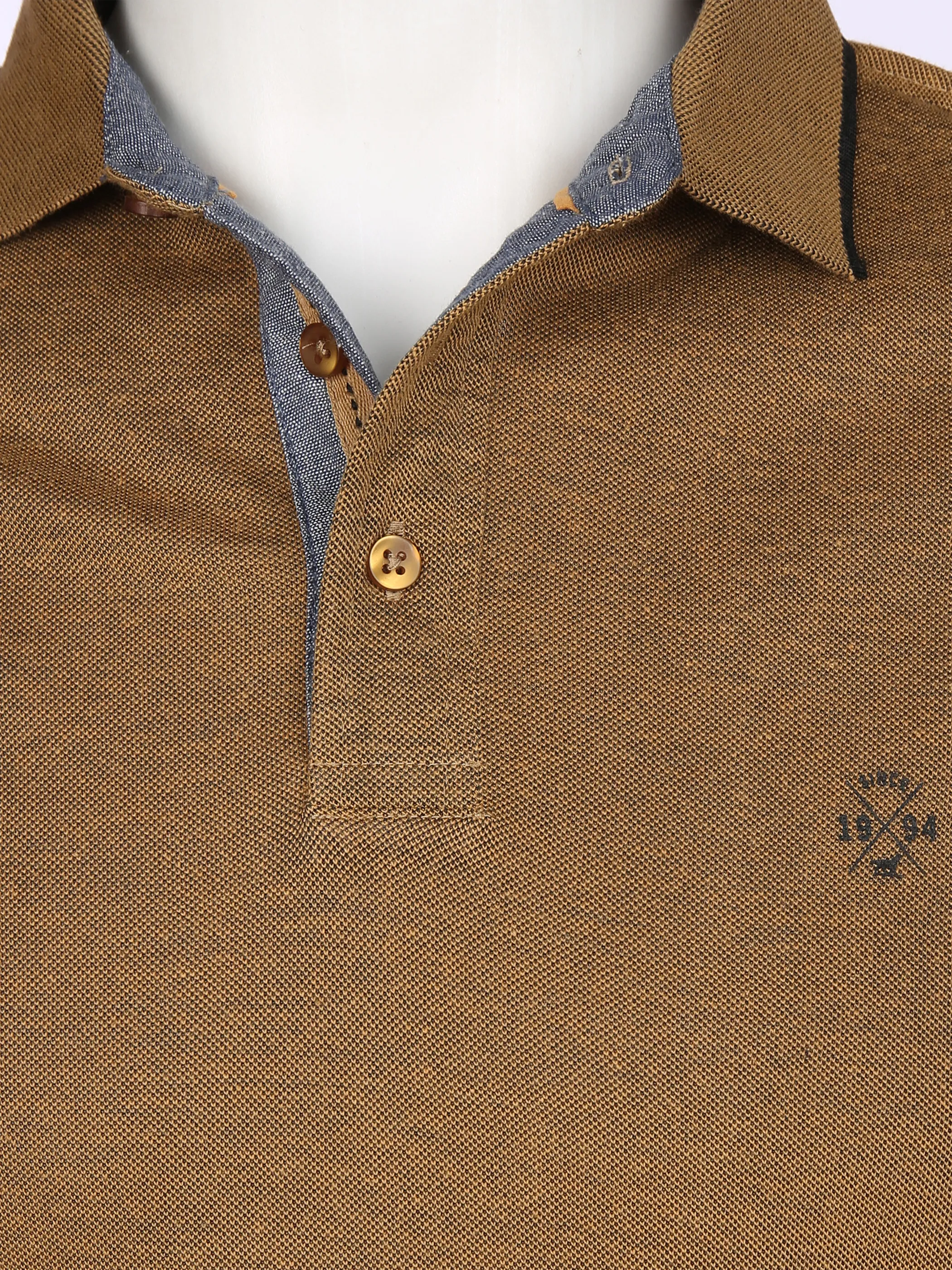 Herren Poloshirt mit langem Arm