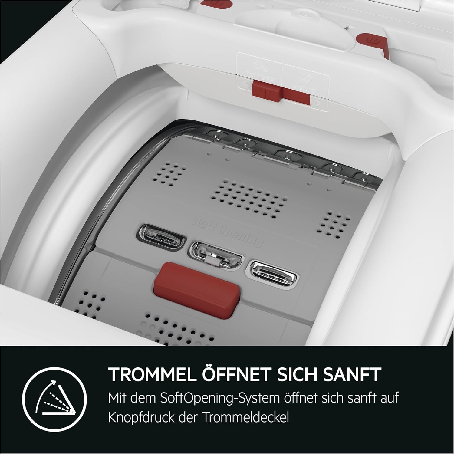 AEG Waschmaschine Toplader, 40 cm, Testsieger Stiftung Warentest, 6 kg, Serie 7000 ProSteam-Dampf-Programm – Weniger Bügeln & mehr Frische, Mengenautomatik, Inverter Motor, 1200 U/min, LTR7A70260