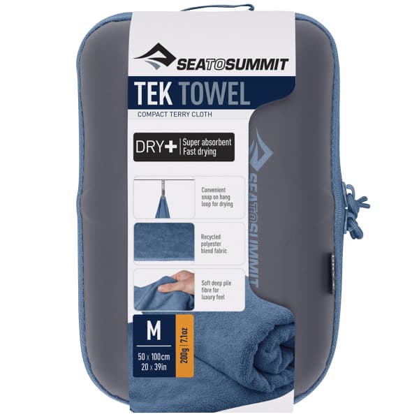 Serviette de voyage SEA TO SUMMIT TEK TOWEL BOUCLETTE M MOONLIGHT