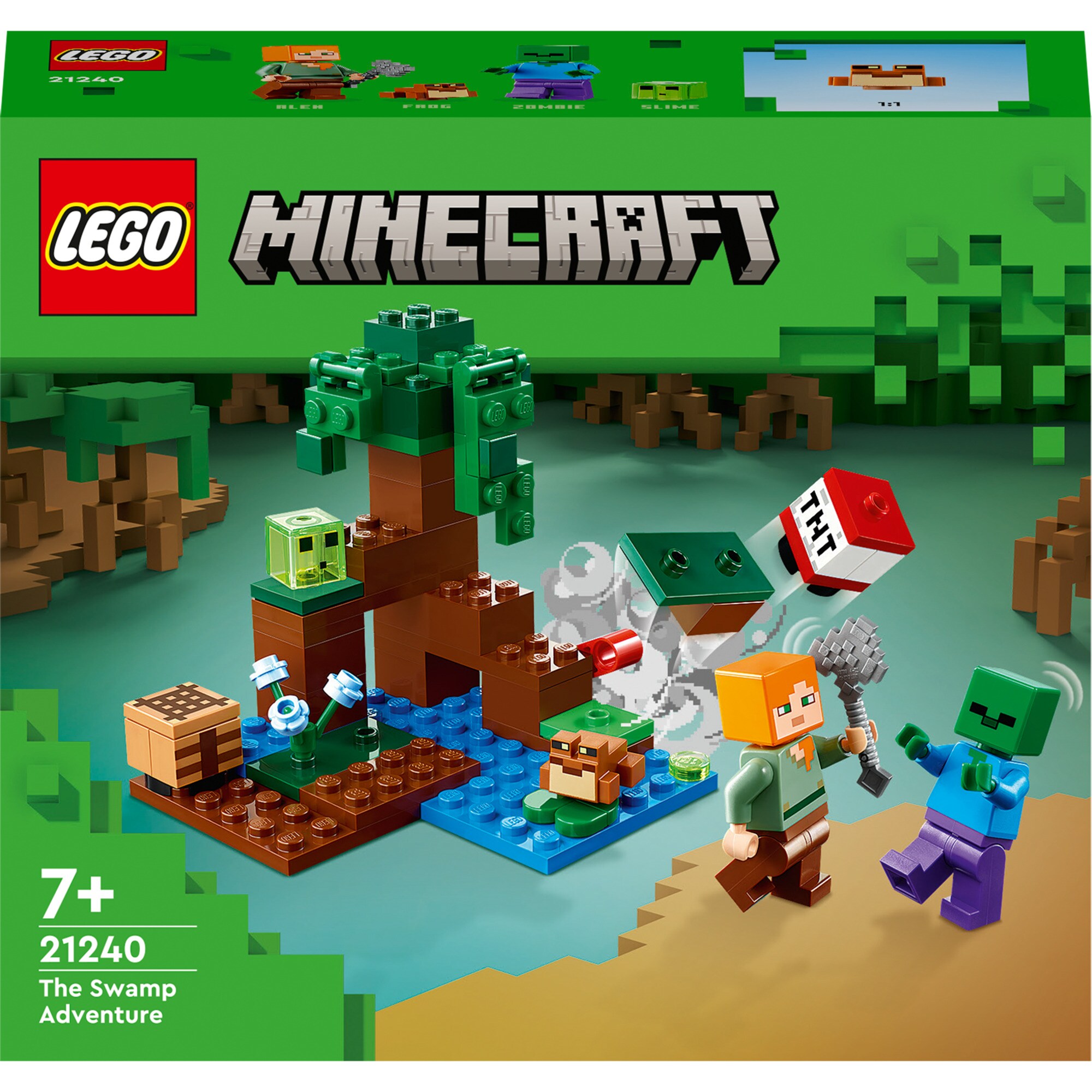 LEGO Konstruktionsspielzeug Minecraft Das Sumpfabenteuer