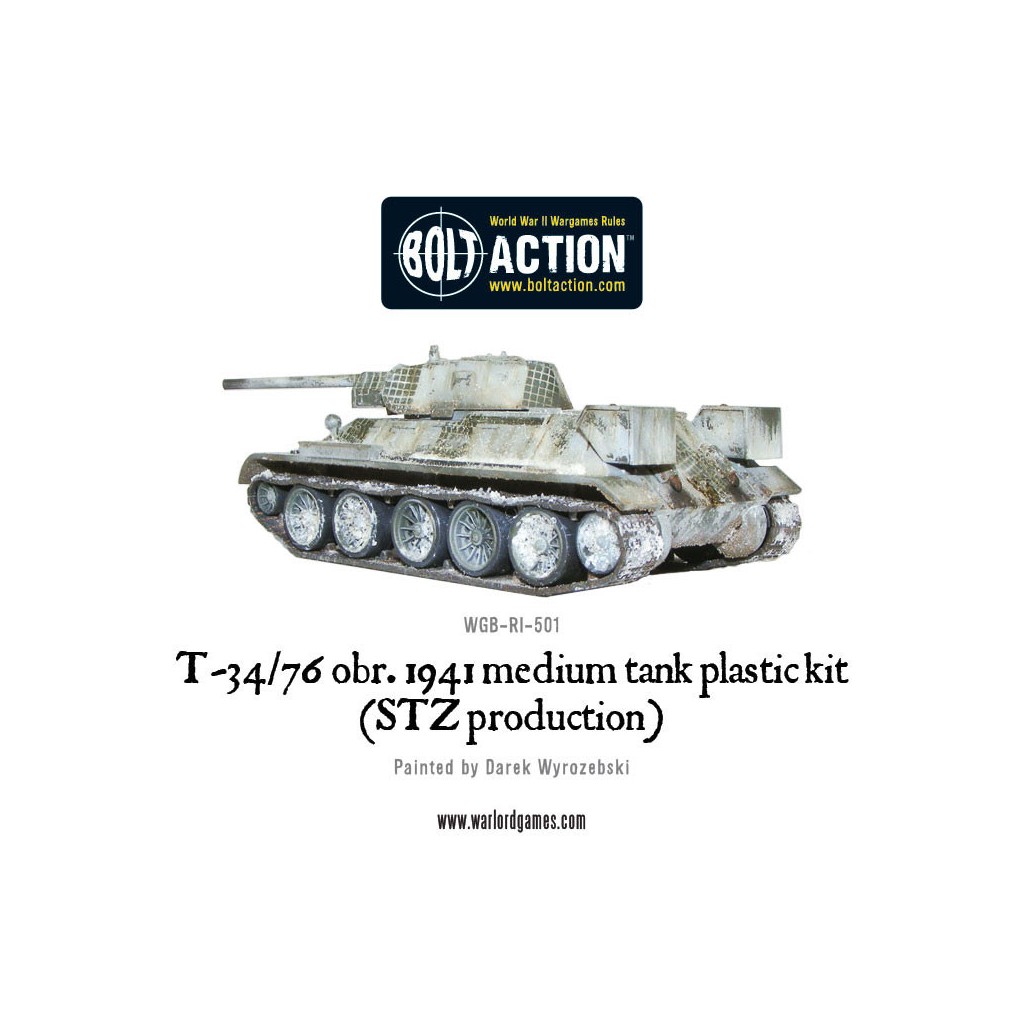 Bolt Action - Soviet -T34/76 Medium Tank (plastic boxe)