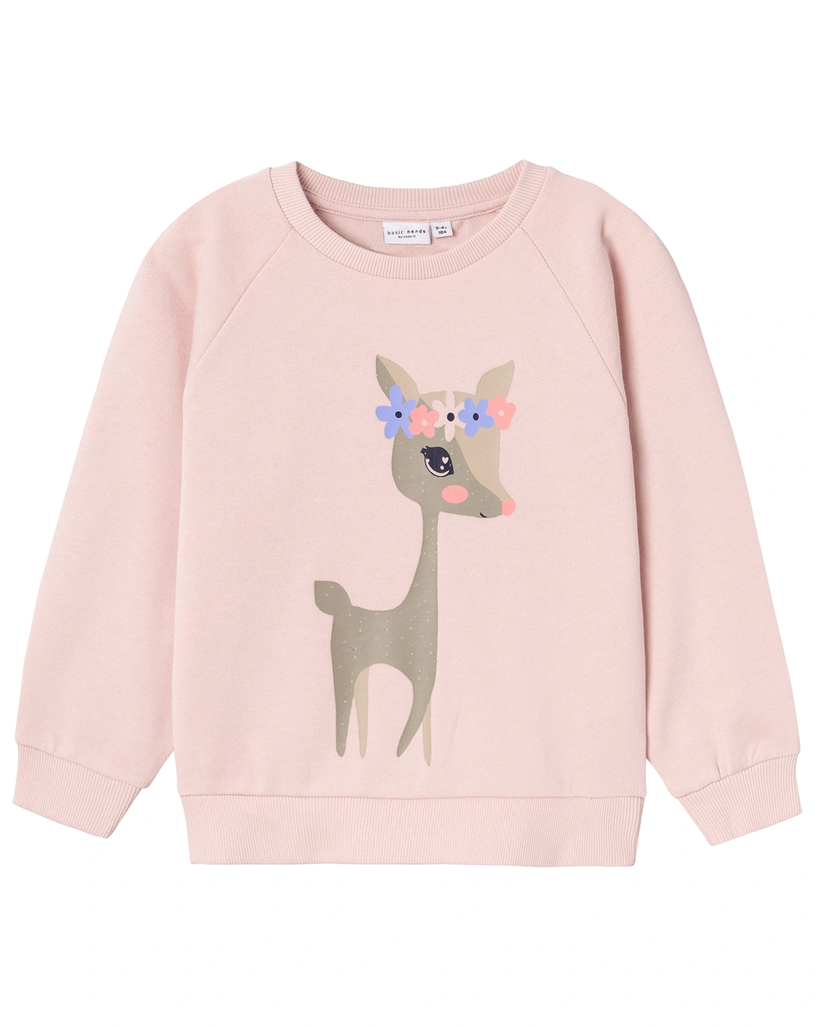Sweatshirt NMFVENUS BAMBI in sepia rose
