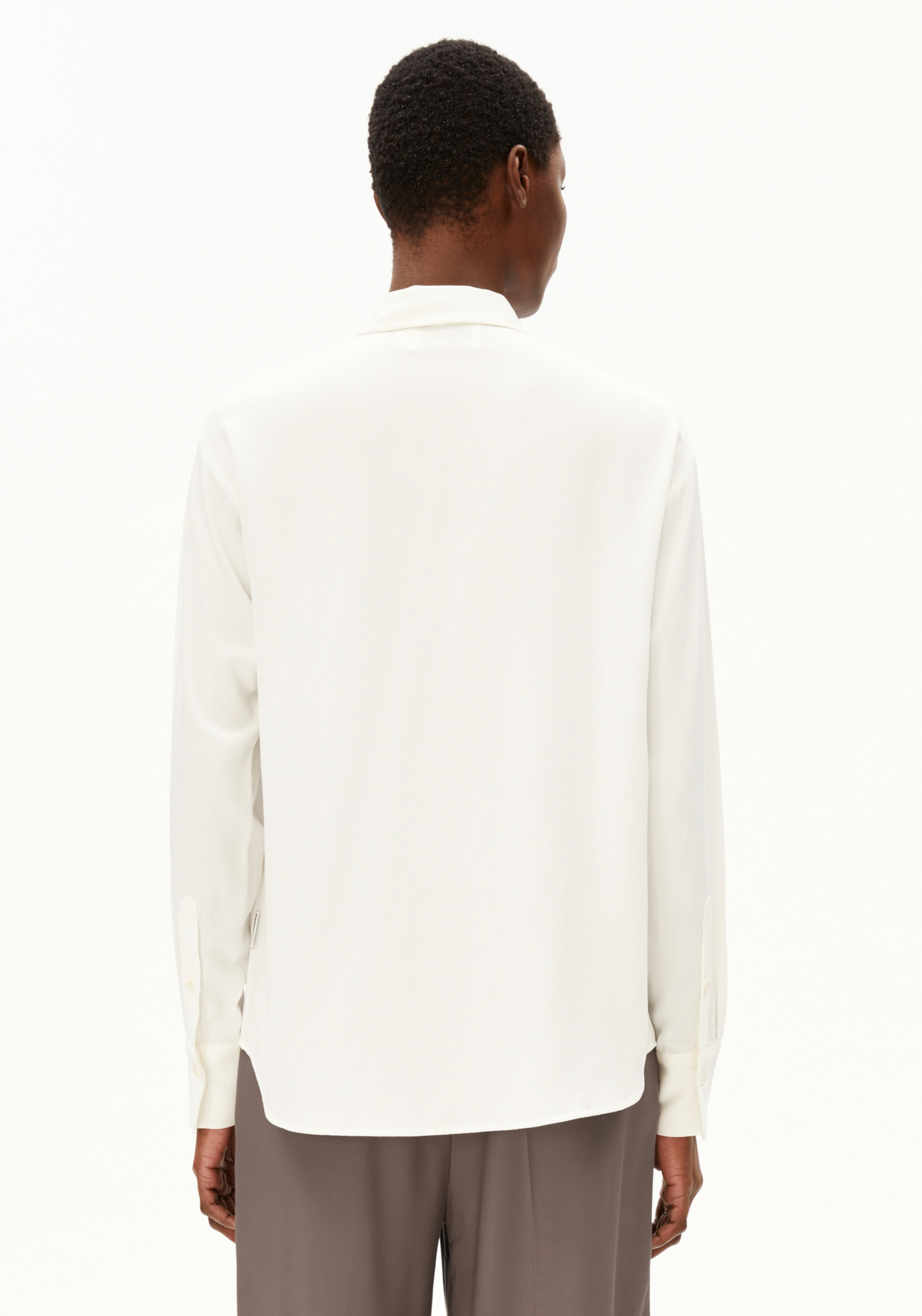 Armedangels Bluse Larisaana Longsleeve Off White