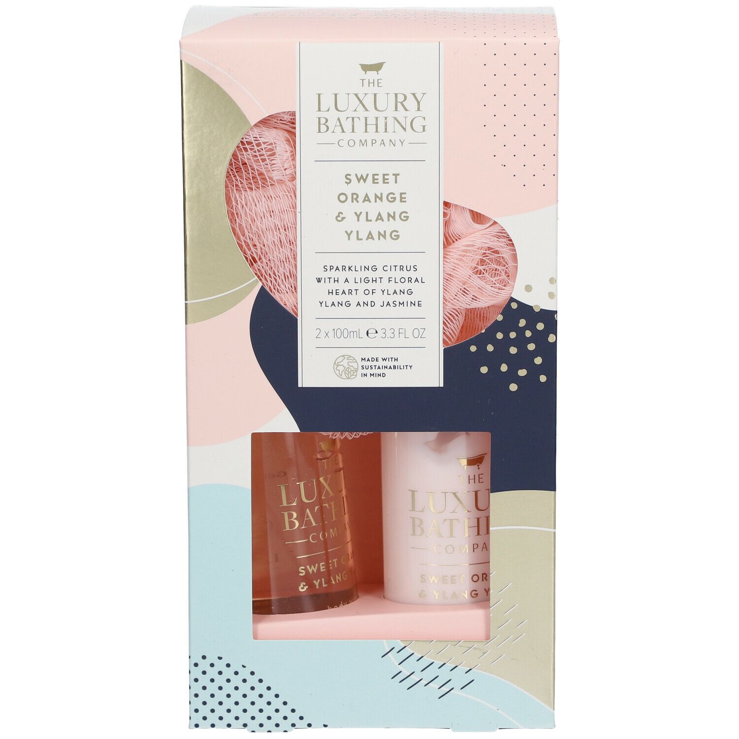 The Luxury Bathing Company Coffret ABSTRACT LAYERS Body Glow Essentials - Orange Sucrée et Ylang-Ylang