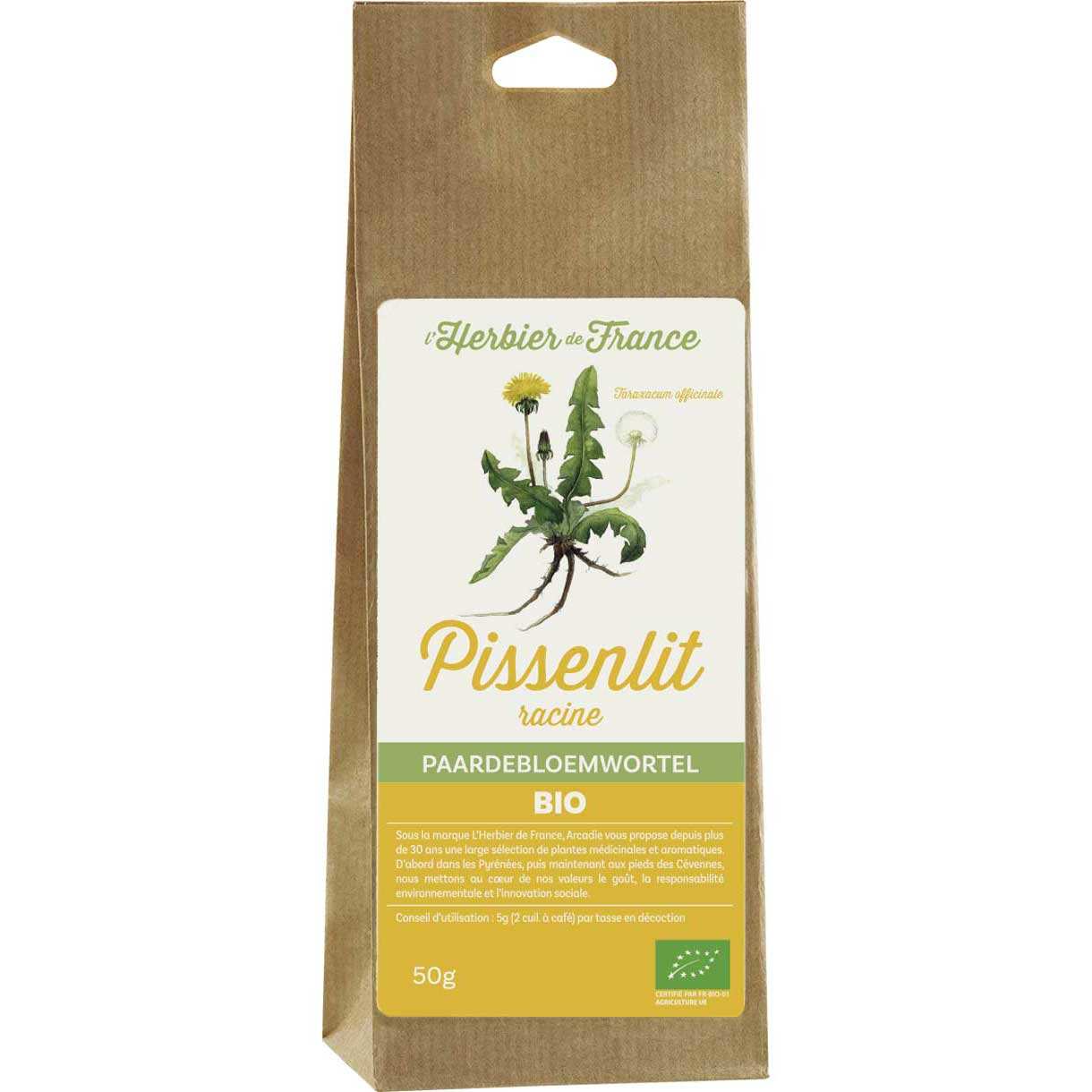 Infusion de racine de pissenlit bio
