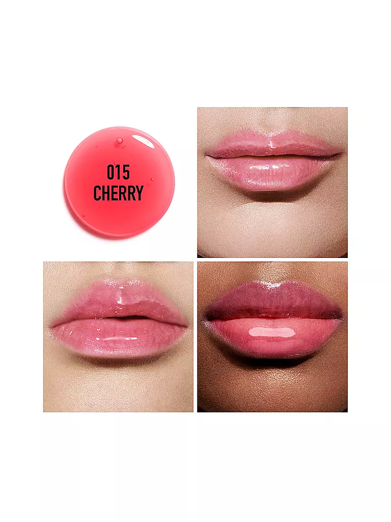 DIOR Lippenstift - Dior Addict Lip Glow Oil (015 Cherry )  rot