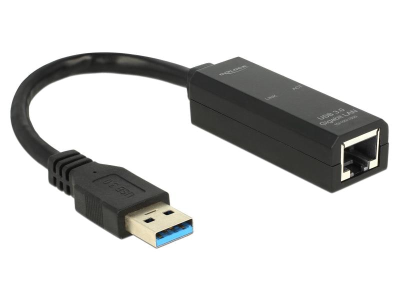 Delock Netzwerk-Adapter 1Gbps USB 3.0 Delock Adapter USB 3.0 > Gigabit LAN 10/100/1000 Mb/s