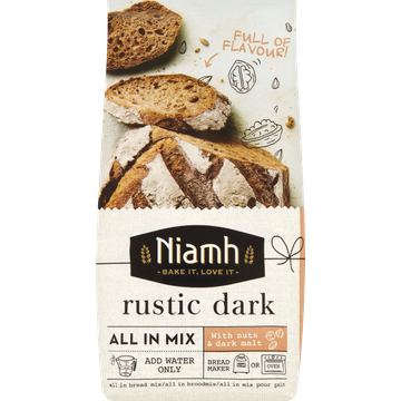 Niamh Rustic Dark All in Broodmix 1 kg