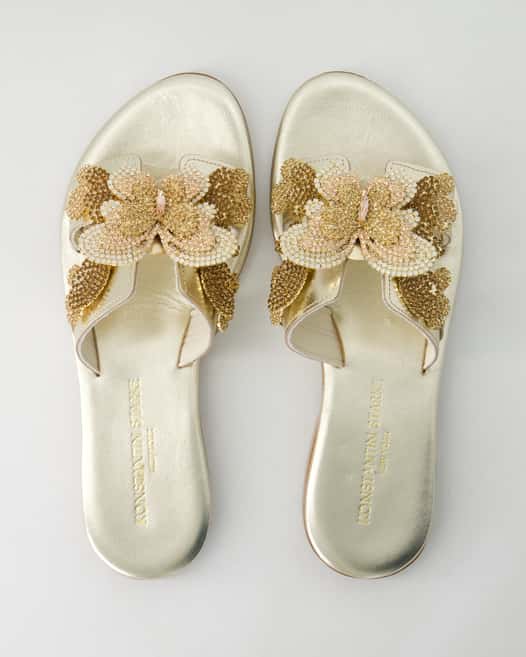 Konstantin Starke FB1089 Pantoletten in Gold