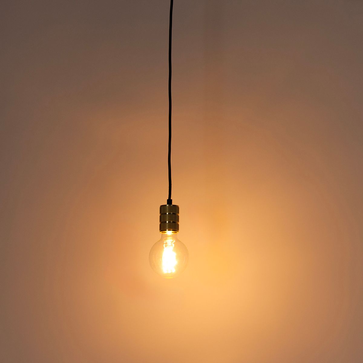 Hanglamp met rail ophanging goud - Iconic Cavalux
