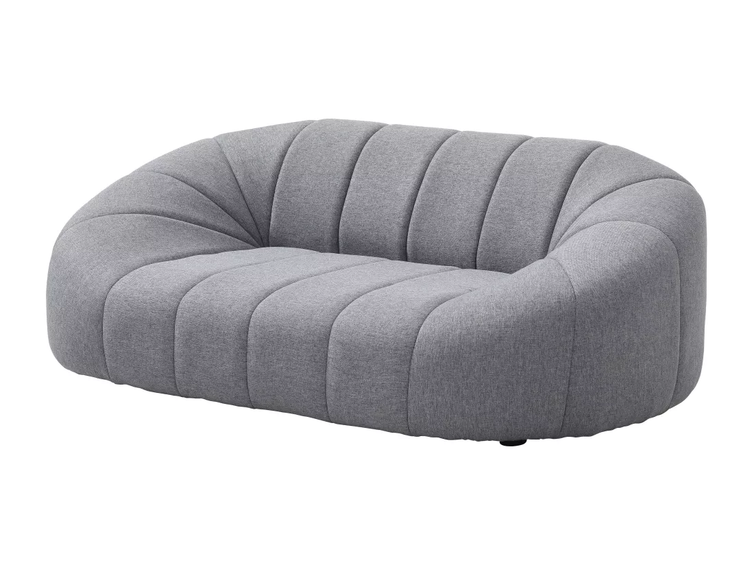 Canapé pour animaux en tissu gris chiné - L. 98 x P. 62 x H. 33 cm - PARUIMA