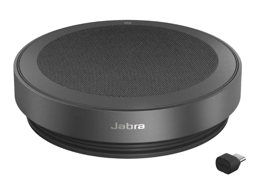 Jabra Speak2 75 MS - Konferencetelefon håndfri - Bluetooth - trådløs - USB-A, USB-C - mørkegrå - Certified for Microsoft Teams Rooms, Optimized for Microsoft Teams, Microsoft Swift Pair Certified