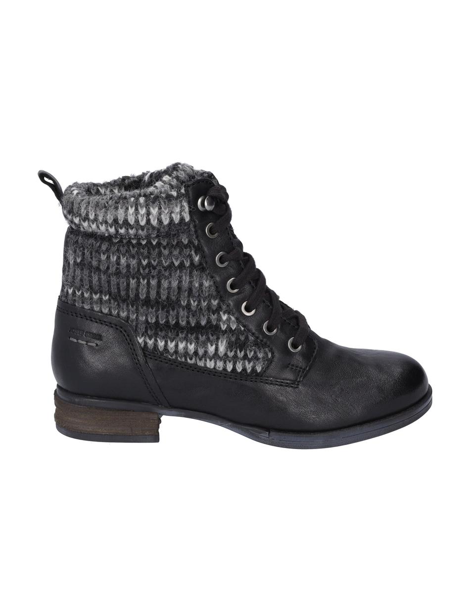Stiefelette Sanja 17, schwarz-kombi