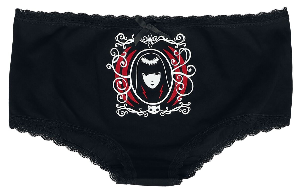 Gothicana x Emily The Strange - Ensemble de Sous-Vêtements | Gothicana by EMP Lot de culottes