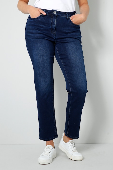 Shaping-Jeans, Powerstretch-Denim, 5-Pocket, teilelastischer Bund