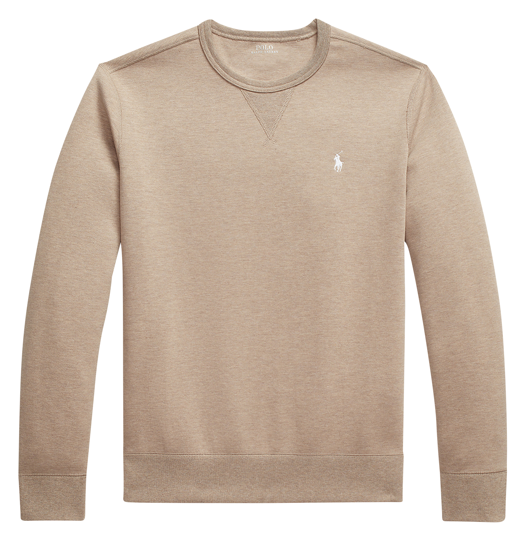 Sweat droit en coton mélangé | Marron