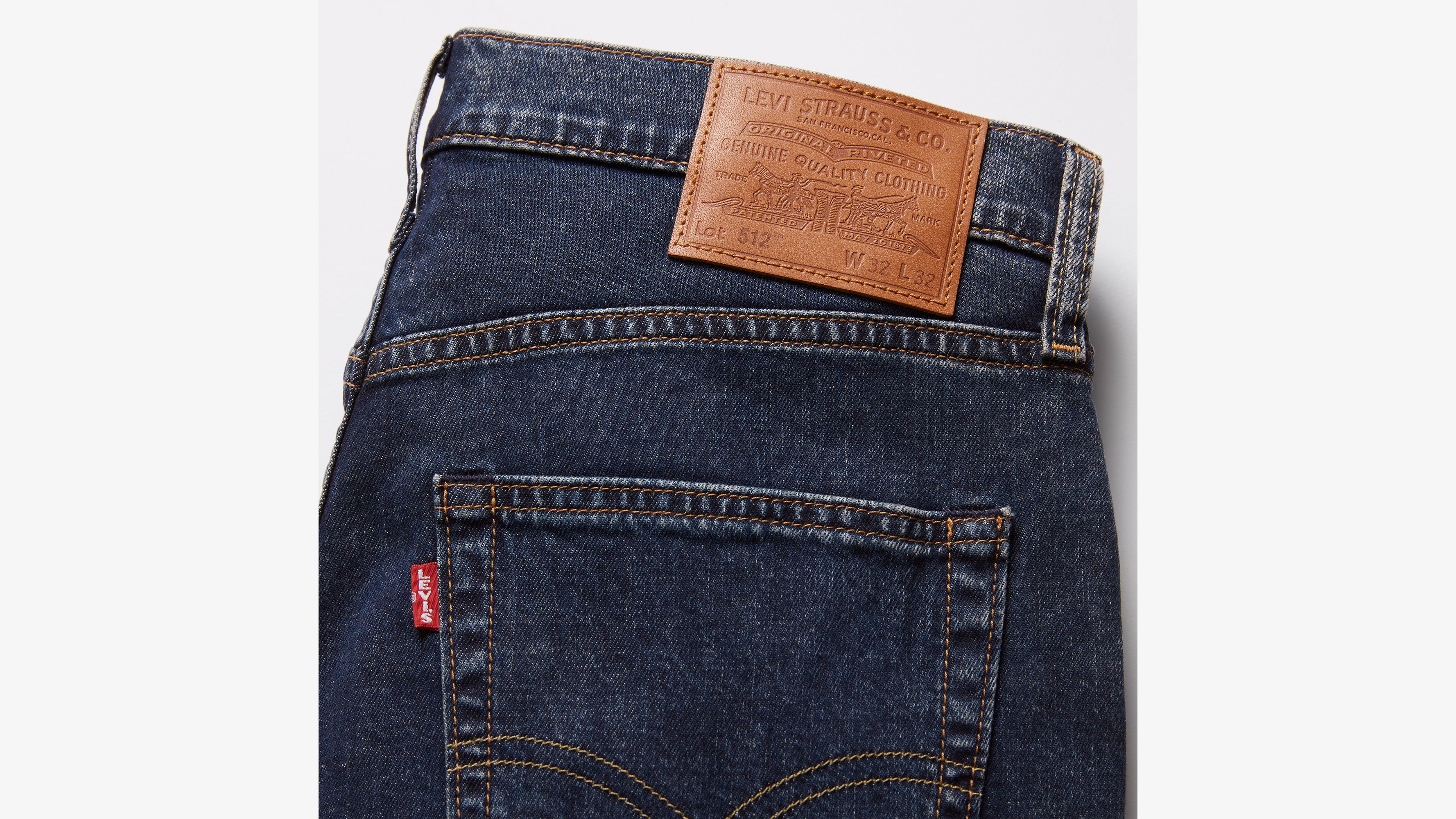 Jean 512™ Slim fuselé Lightweight - After Dark Performance Cool - Bleu