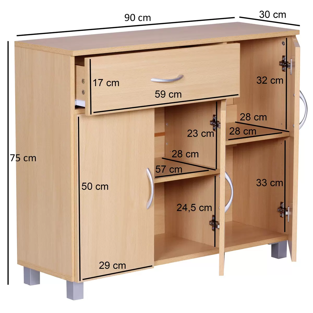 Kommode Jarry Bunt