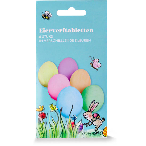 Eierverf tabletten, Set Van 6 Stuks