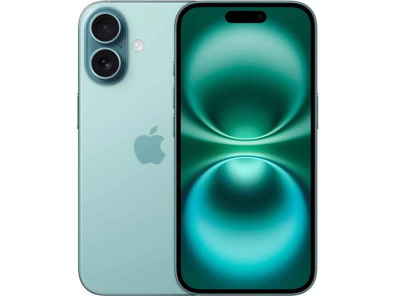 Apple iPhone 16 128 GB Teal IPhone 16. Superschnell. Supersmart.