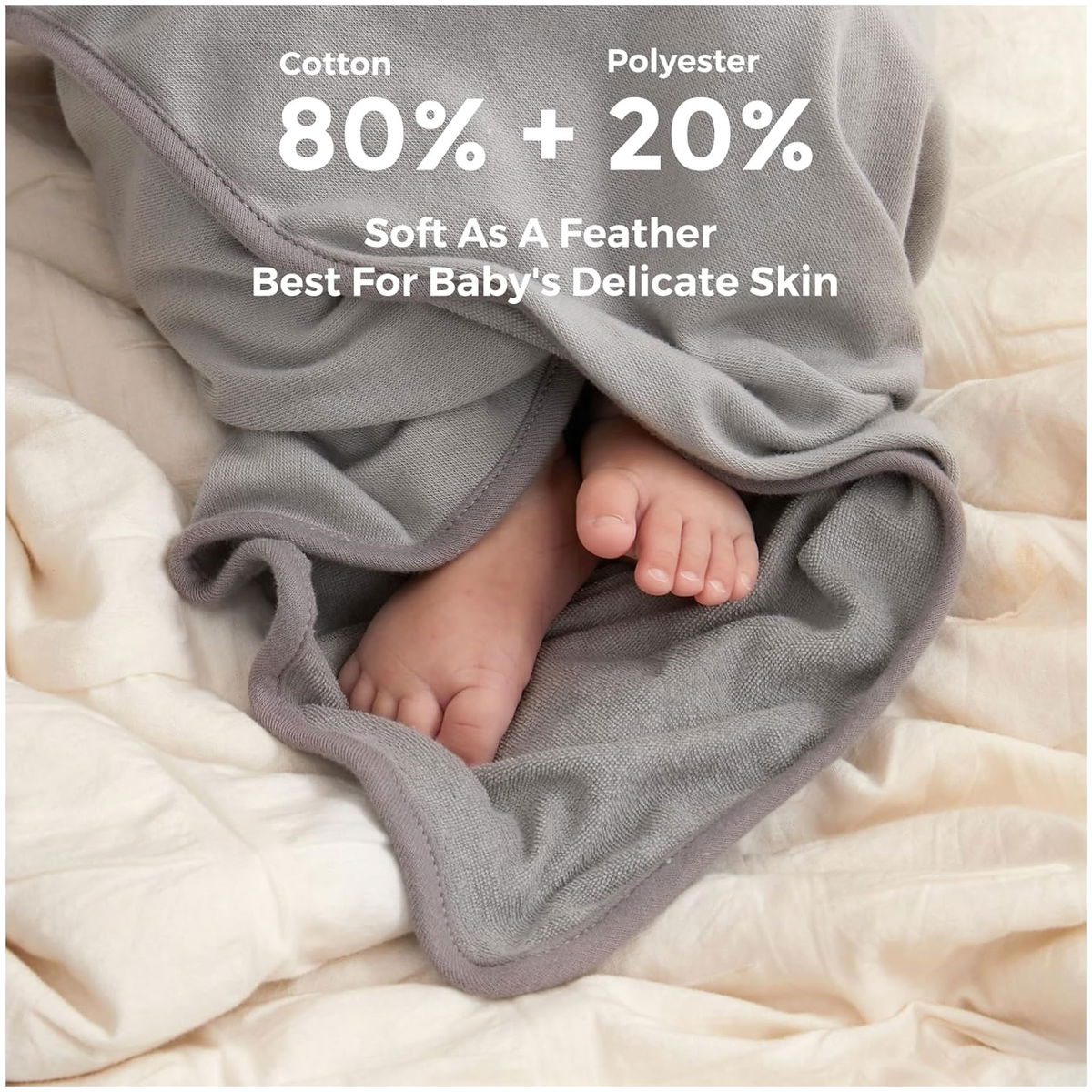 MomcozyMomcozy   Baby Kapuzenhandtuch 2er Set