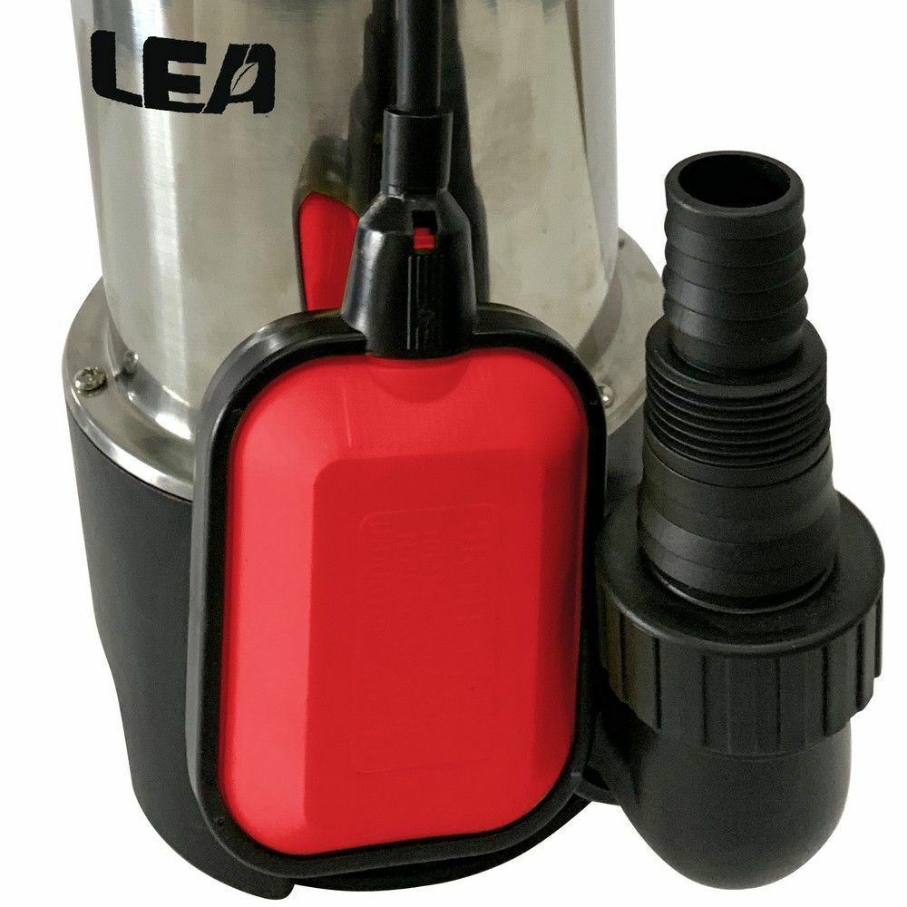 Pompe immergée submersible flotteur 1100w inox débit 15000l/h lea le70110-10s