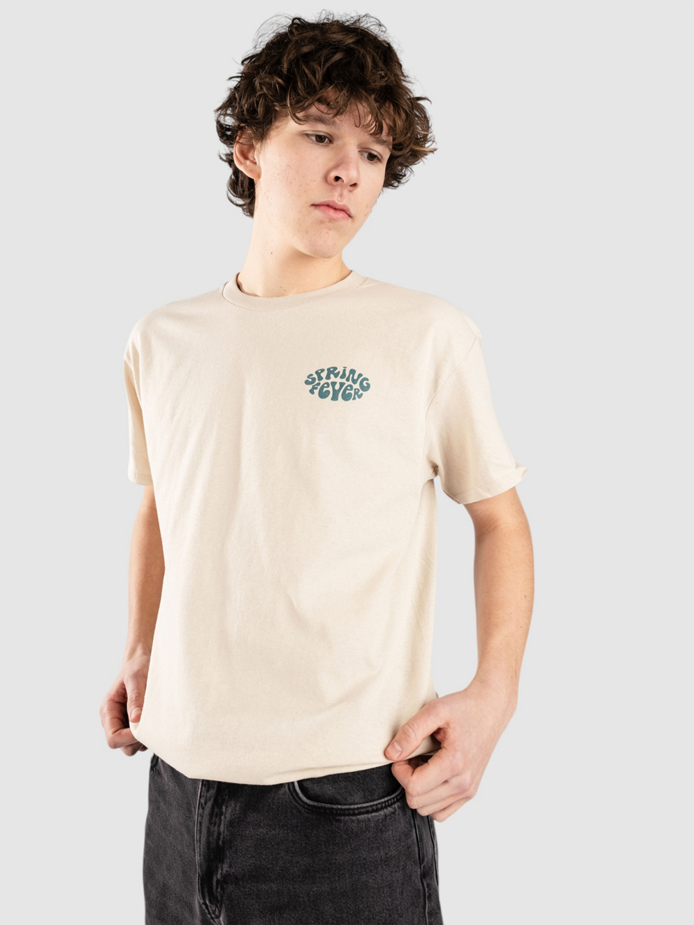 Autumn Headwear Spring Fever T-Shirt sand