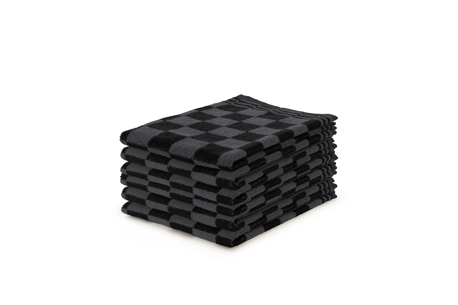 LINNICK Keukendoekset Blok 50x50cm - zwart - set van 6