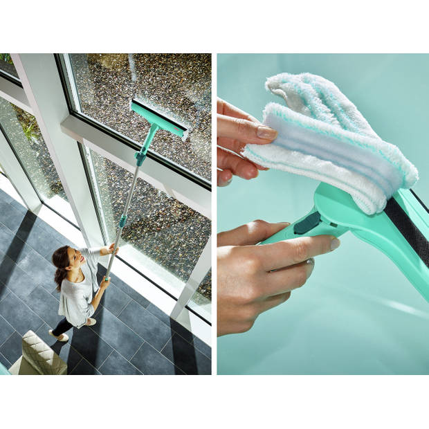 Leifheit Vervangingsdoek raamwisser 3in1 - 28 cm - Click System