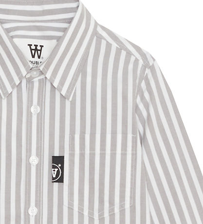 Wood Wood Hemd - Öl - Steel Grey