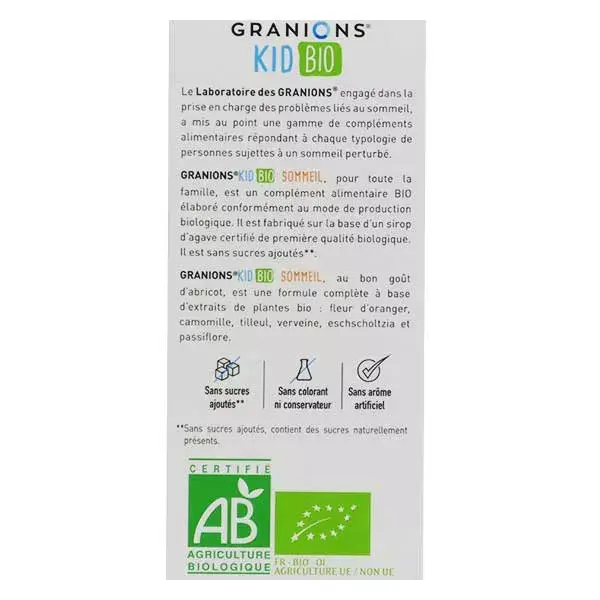 Granions Kid Organic Sleep 125ml