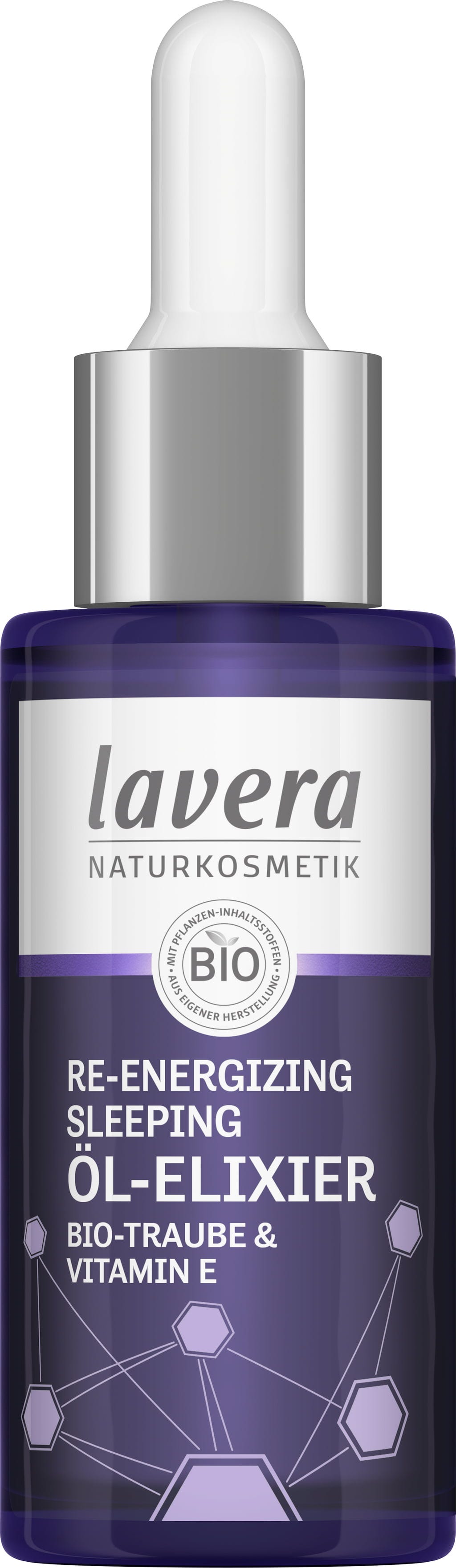 lavera  Re-Energizing Sleeping Öl-Elixier, 30 ml